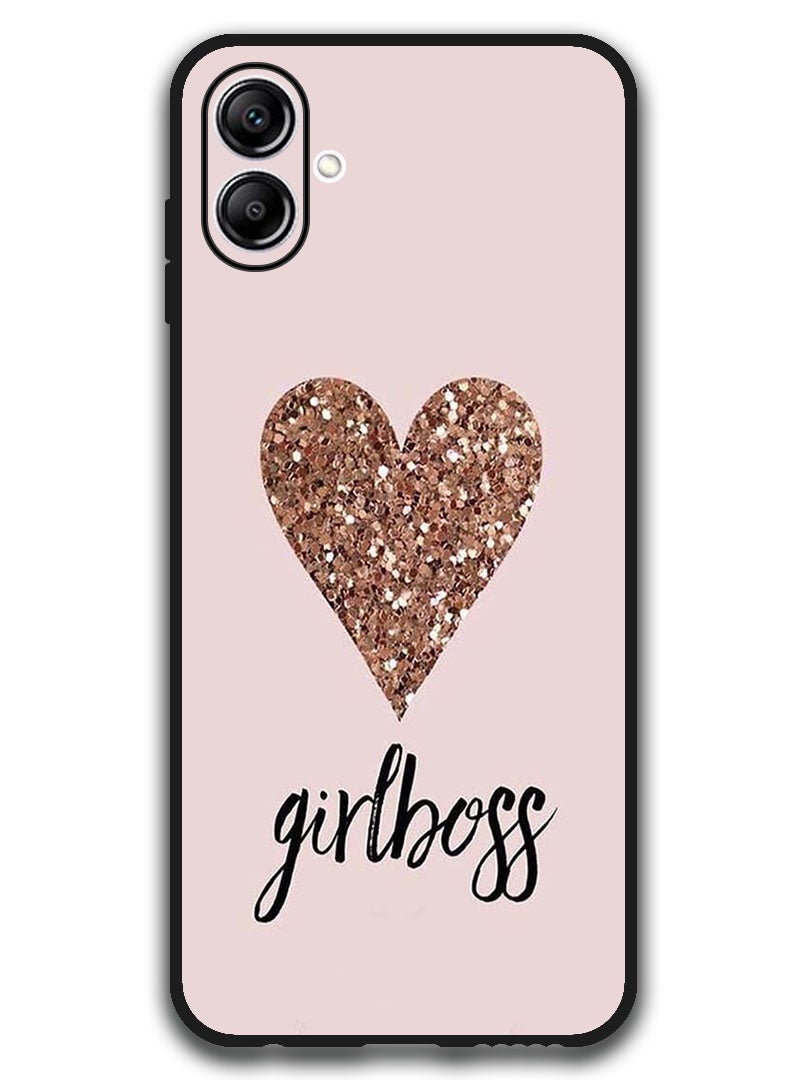 Theodor Case Compatible with Samsung Galaxy A07 6.7 Inch Protection Shockproof Bumper Cover Girls Boss & Heart - Image 1